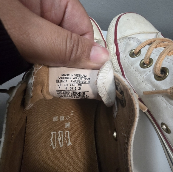 Sz7 white slip on converse - Picture 5 of 5